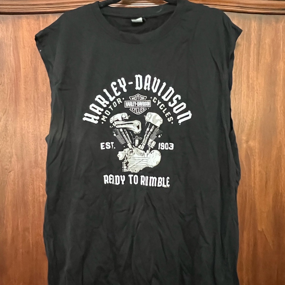 Harley-Davidson Black Graphic Tank Top Dubois PA